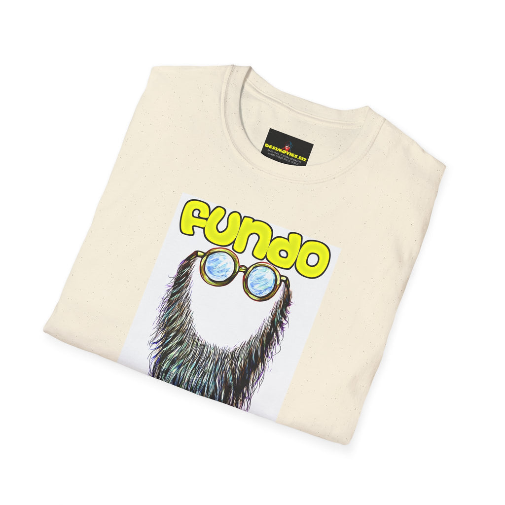 Fundo Mental T-Shirt — Retro Beard & Glasses Graphic Tee