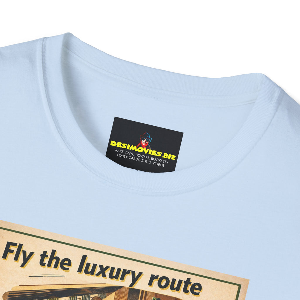 Vintage PIA Airlines Poster T-Shirt — Retro Travel Graphic Tee