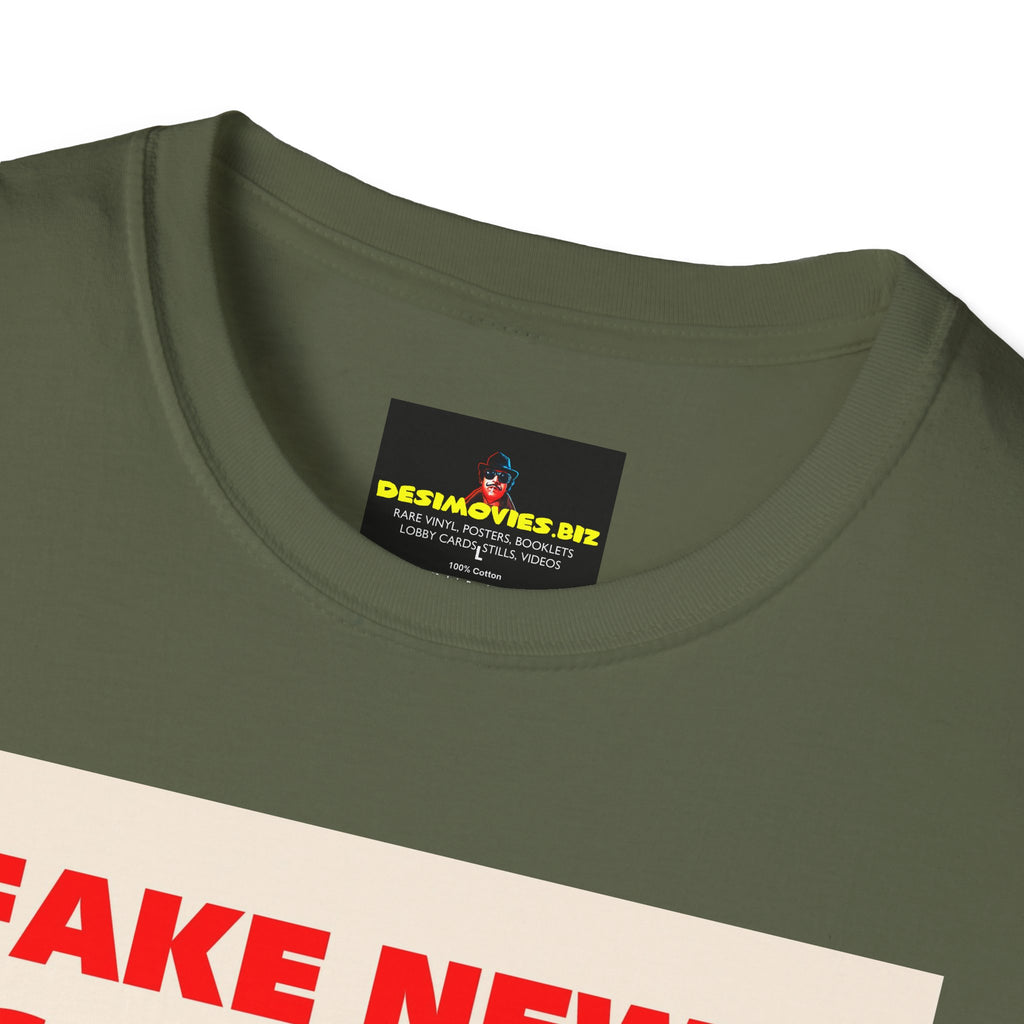Graphic Tee — 'Fake News, It's All Just... Fake News' Political Cartoon T-Shirt