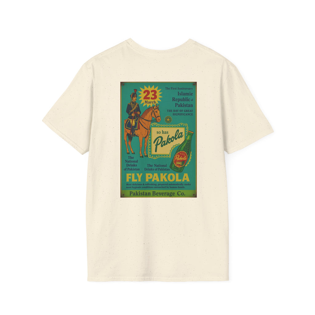 Pakola Vintage Poster T-Shirt — Retro Pakistani Soda Design