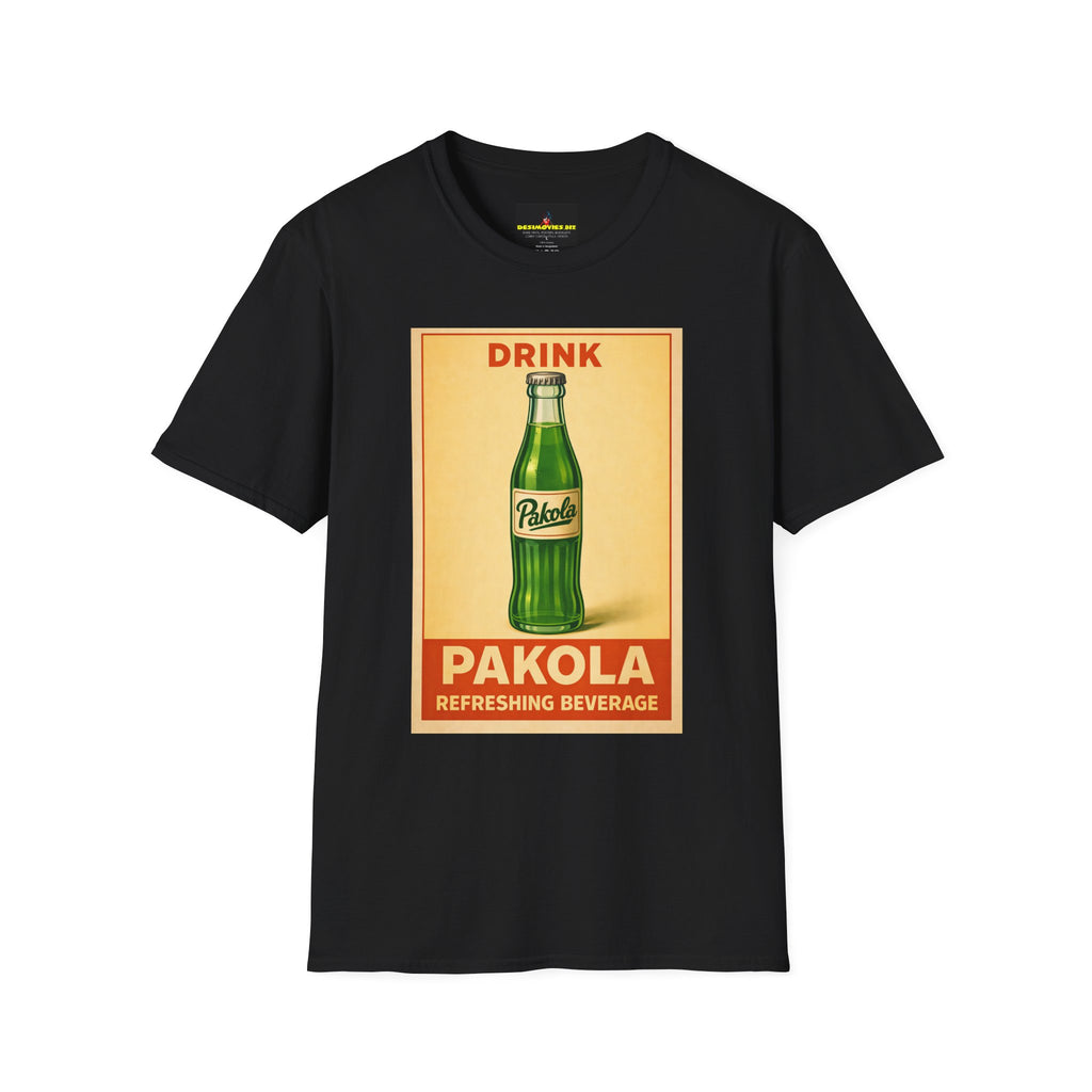 Pakola Vintage Poster T-Shirt — Retro Pakistani Soda Design
