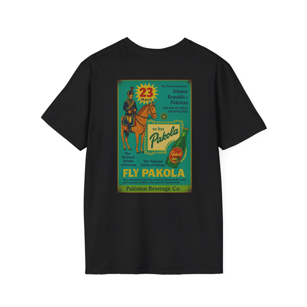 Pakola Vintage Poster T-Shirt — Retro Pakistani Soda Design
