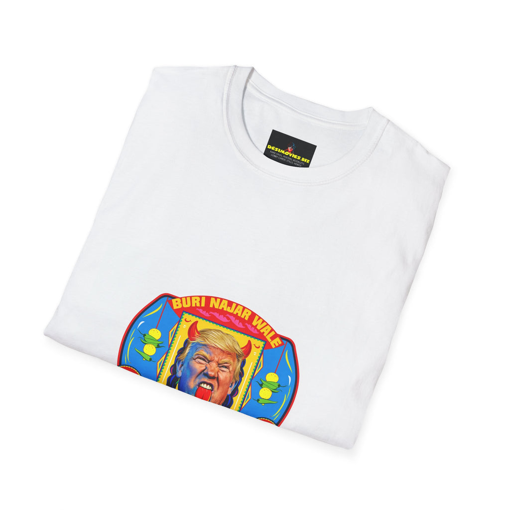 Political Cartoon T-Shirt — Colorful Satirical Donald Trump Design