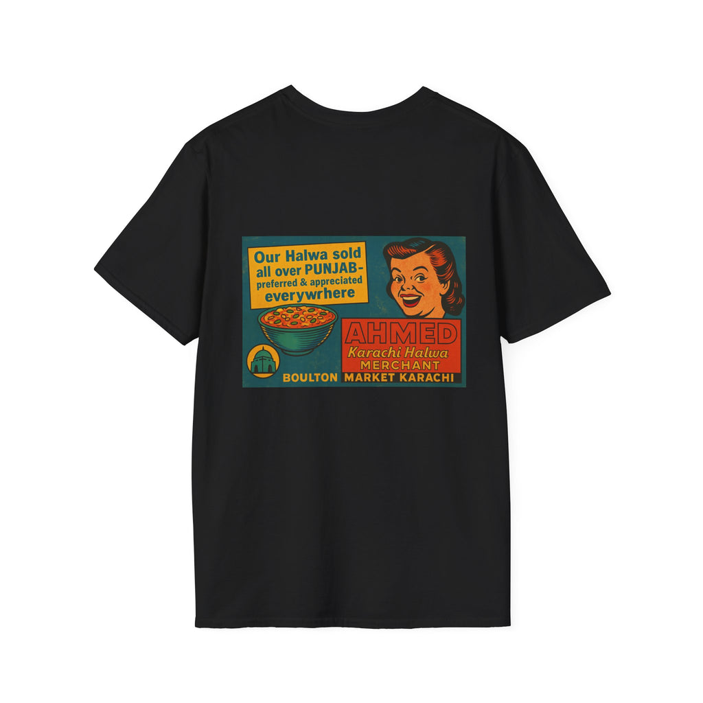Vintage Karachi Halwa Retro T-Shirt — Ahmed Halva Market Graphic Tee