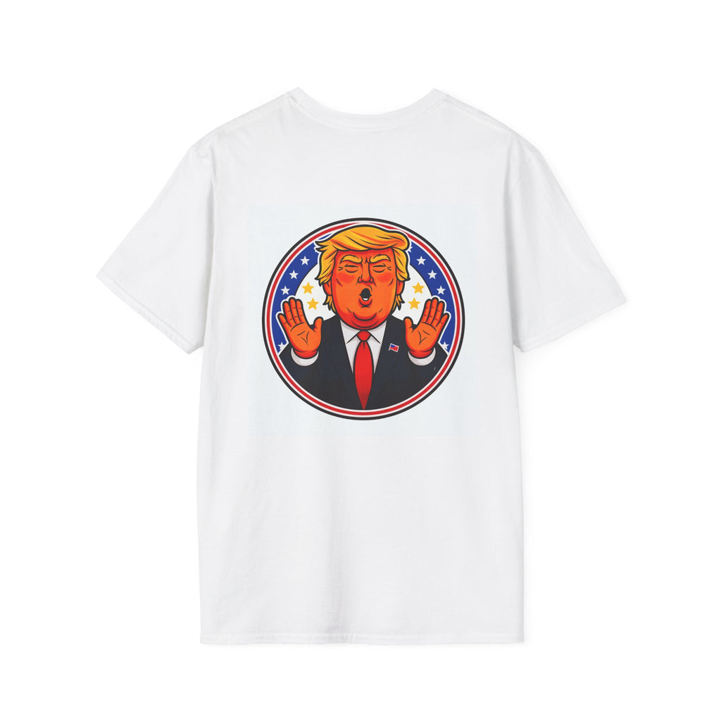 Rambo Trump Graphic T-Shirt — Patriotic Cartoon President Design