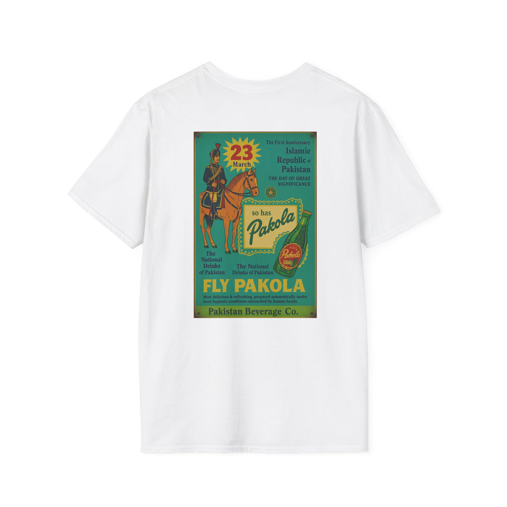 Pakola Vintage Poster T-Shirt — Retro Pakistani Soda Design