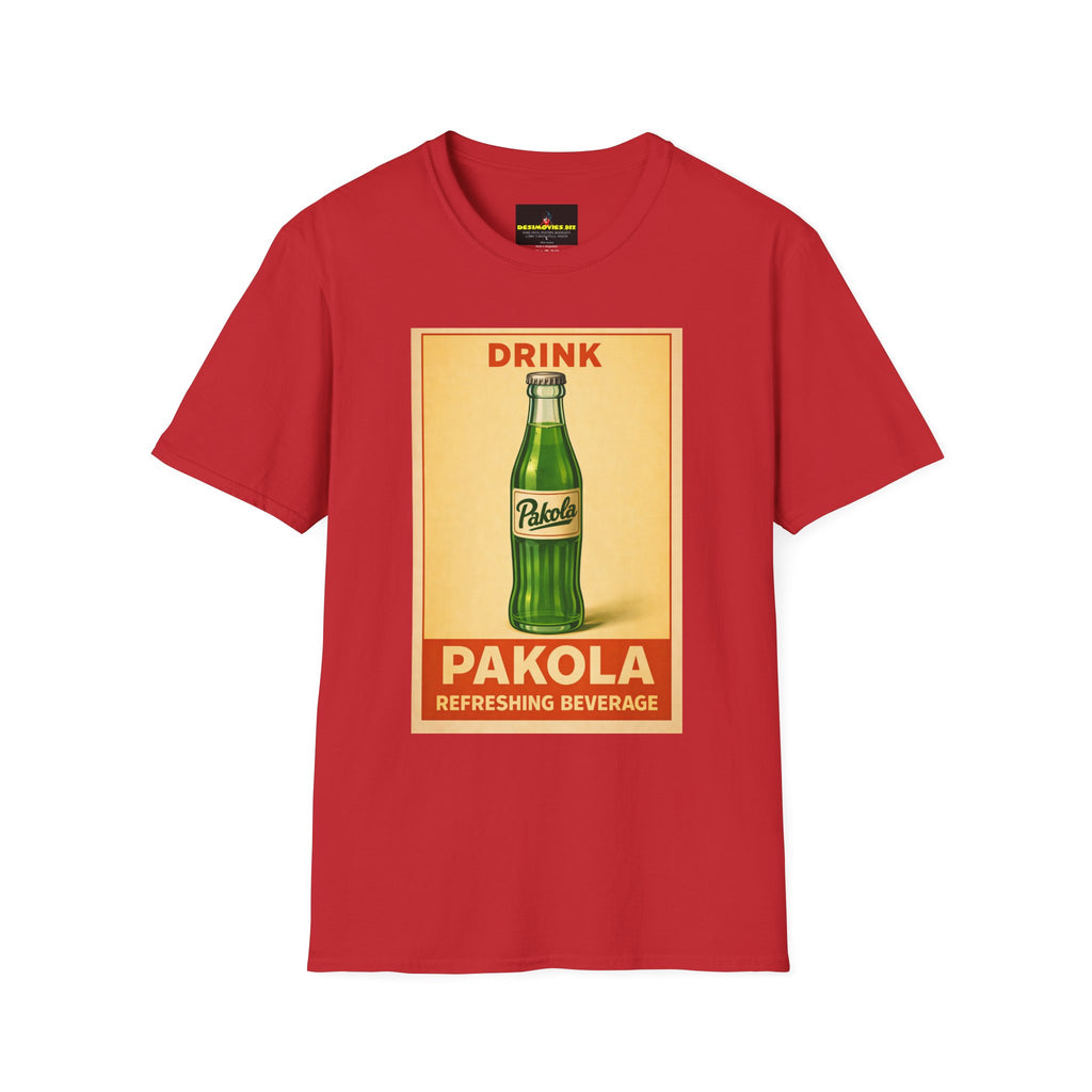 Pakola Vintage Poster T-Shirt — Retro Pakistani Soda Design