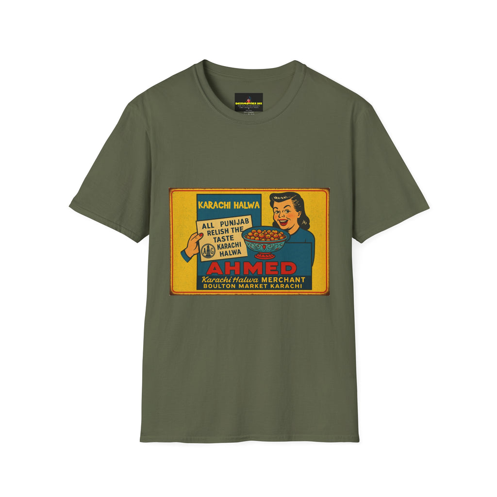 Vintage Karachi Halwa Retro T-Shirt — Ahmed Halva Market Graphic Tee