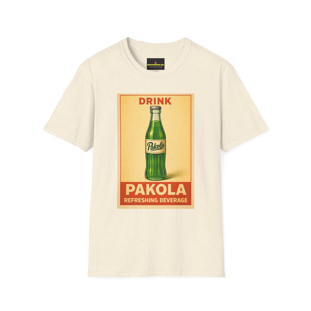 Pakola Vintage Poster T-Shirt — Retro Pakistani Soda Design