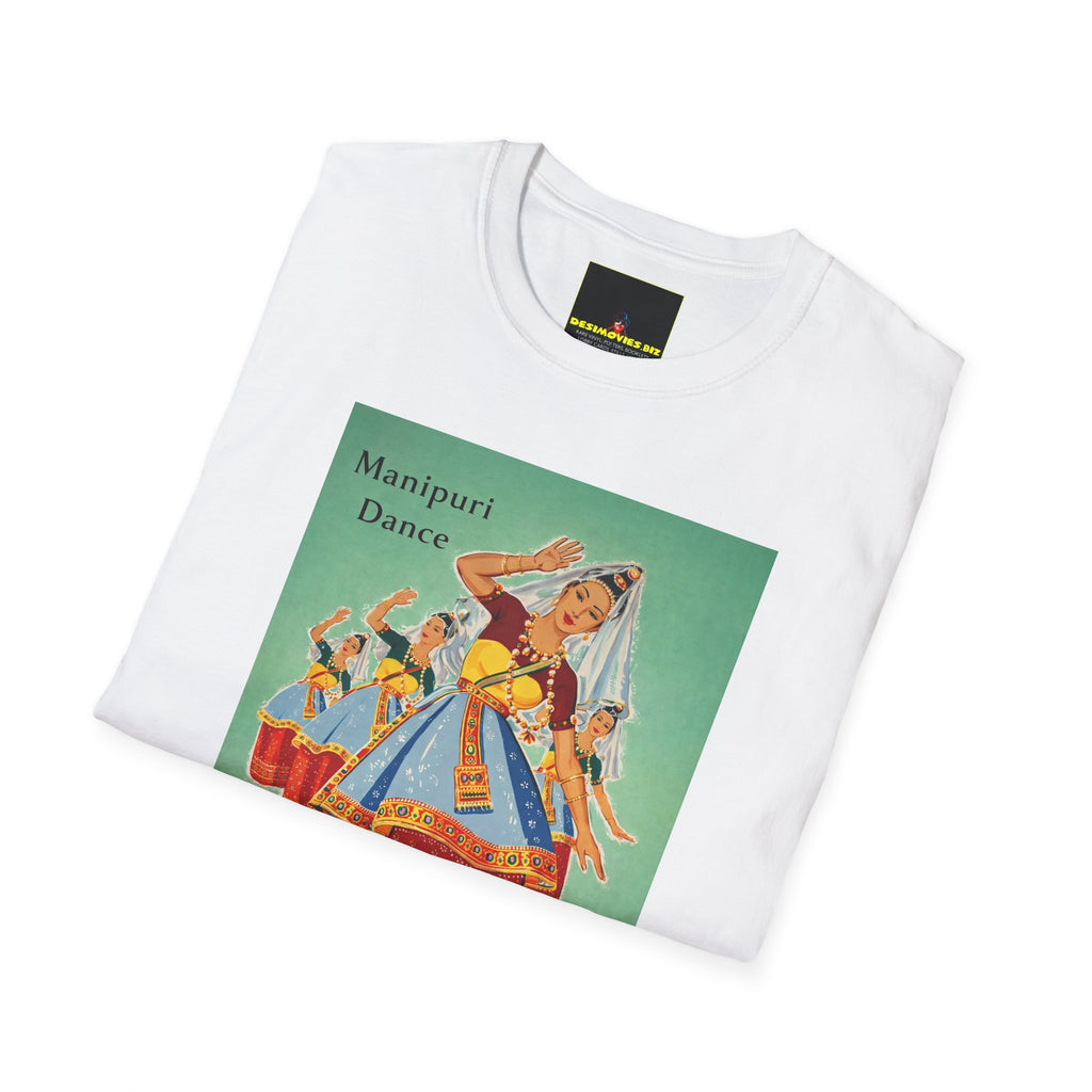 Pakistan Vintage Travel Poster T-Shirt — 'Manipuri Dance' & 'Hunza' Retro Tourist Art