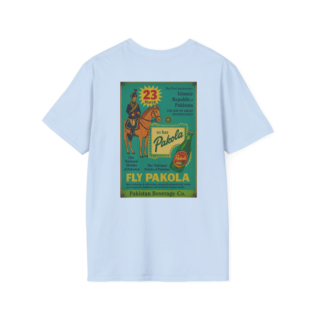 Pakola Vintage Poster T-Shirt — Retro Pakistani Soda Design