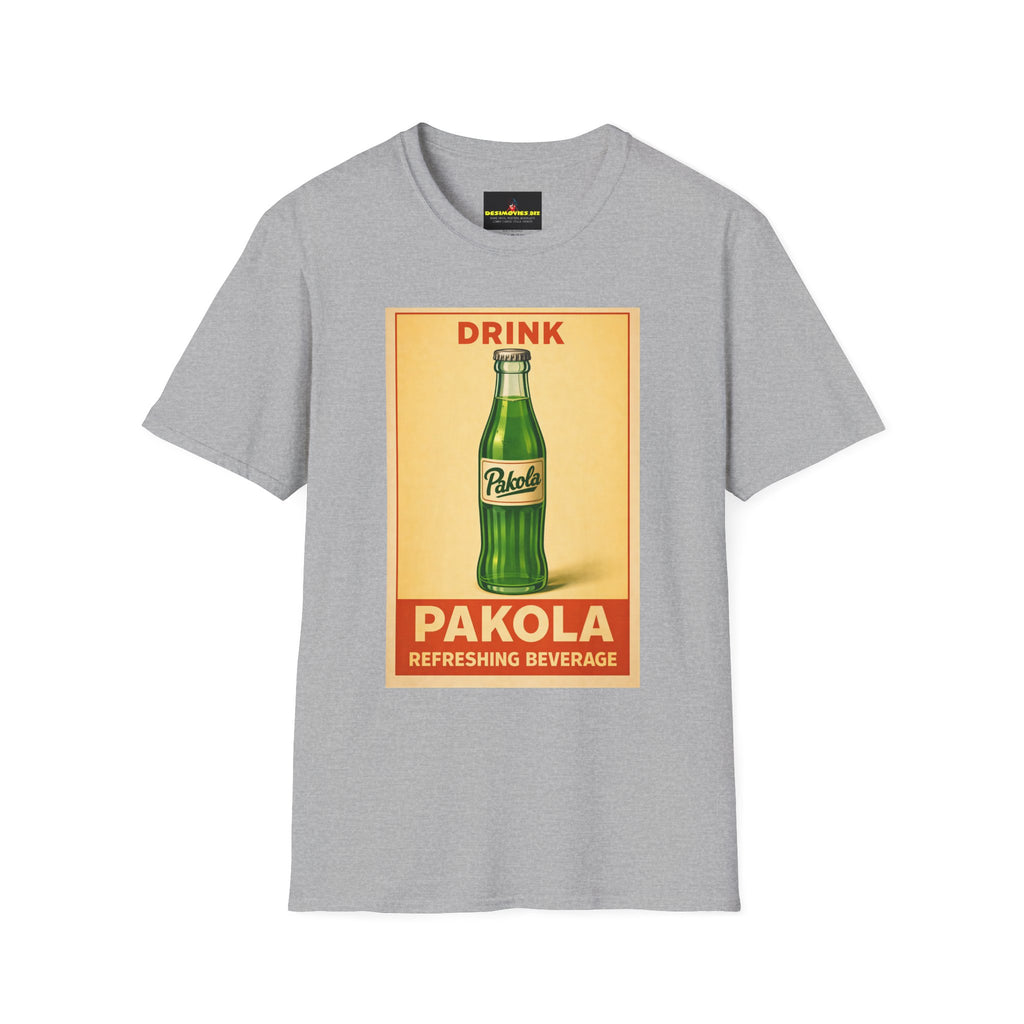 Pakola Vintage Poster T-Shirt — Retro Pakistani Soda Design