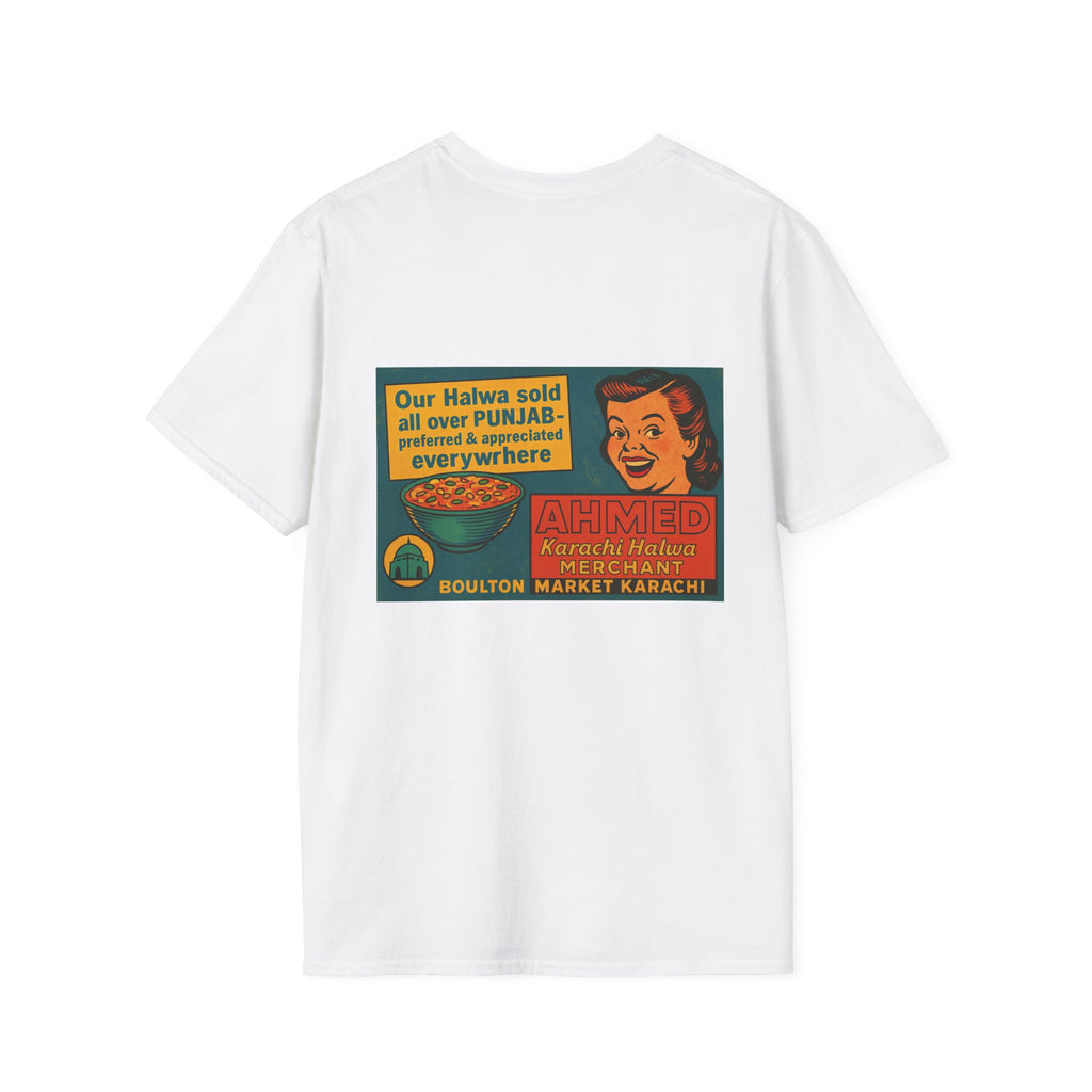 Vintage Karachi Halwa Retro T-Shirt — Ahmed Halva Market Graphic Tee