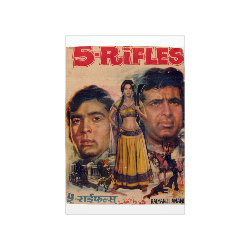 5 Rifles - Bollywood Premium Matte Vertical Poster - www.desimovies.biz