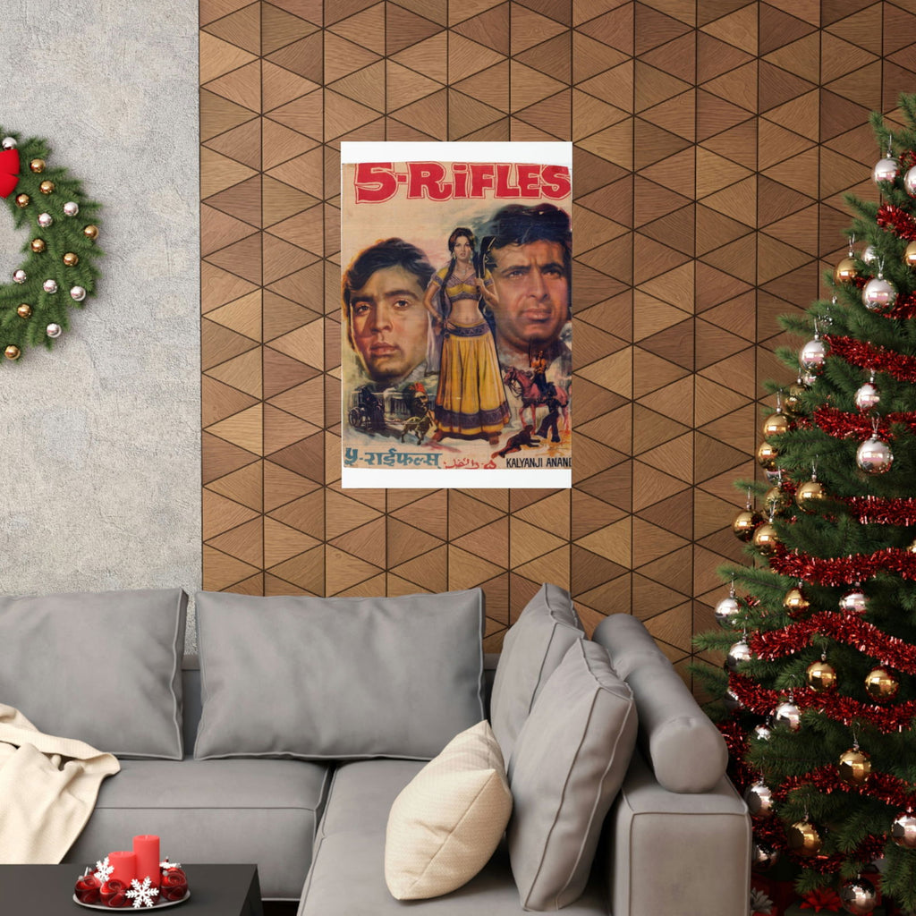 5 Rifles - Bollywood Premium Matte Vertical Poster - www.desimovies.biz