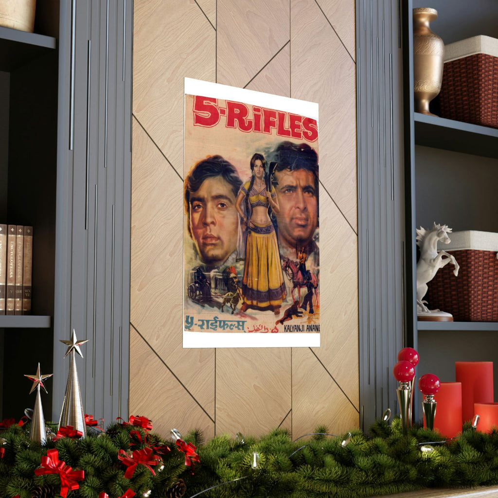 5 Rifles - Bollywood Premium Matte Vertical Poster - www.desimovies.biz