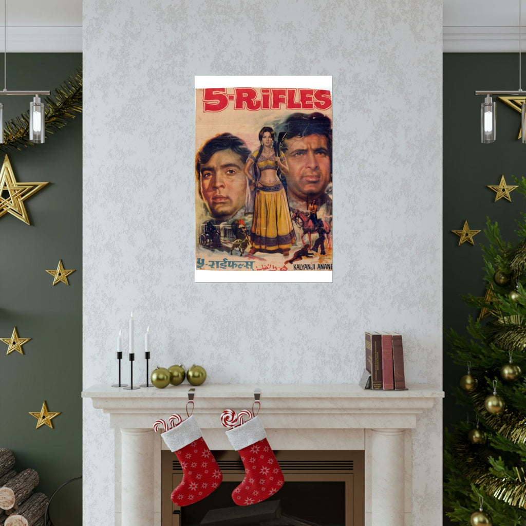 5 Rifles - Bollywood Premium Matte Vertical Poster - www.desimovies.biz