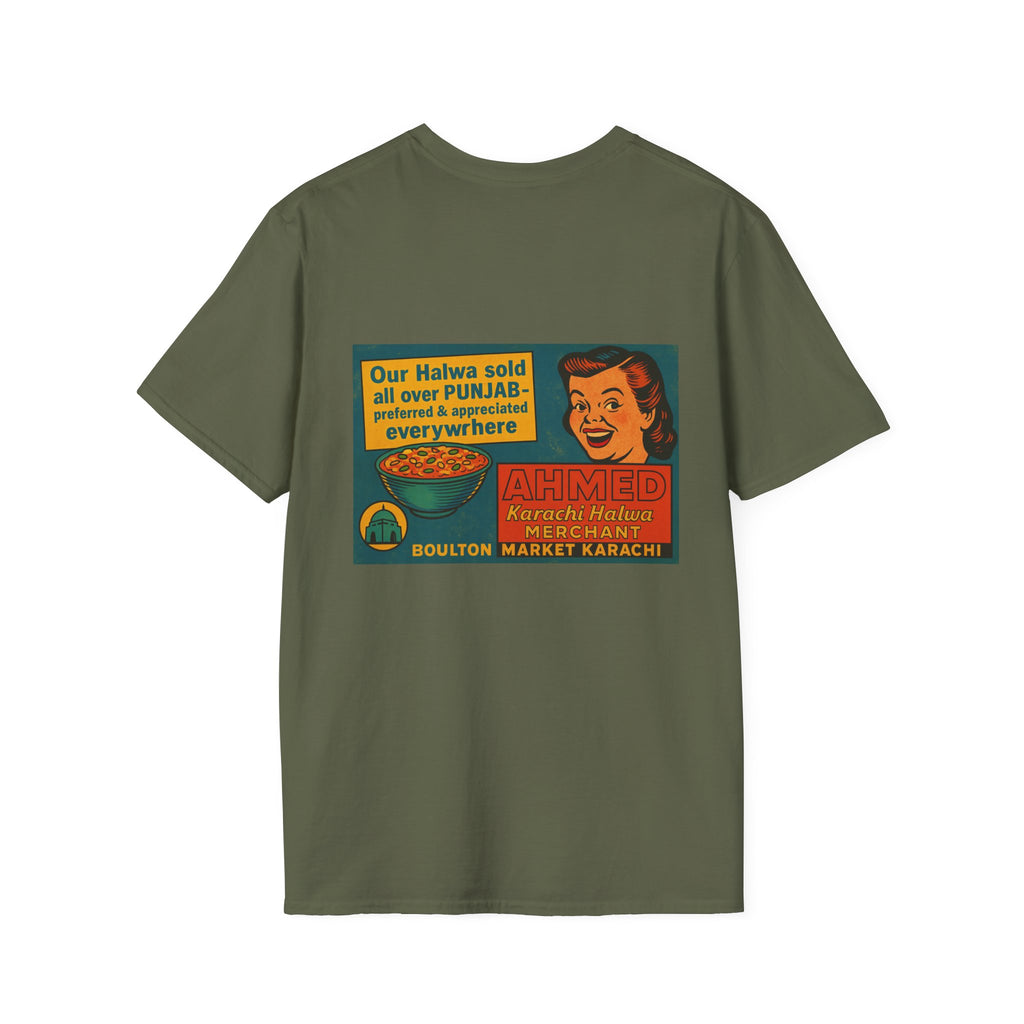 Vintage Karachi Halwa Retro T-Shirt — Ahmed Halva Market Graphic Tee