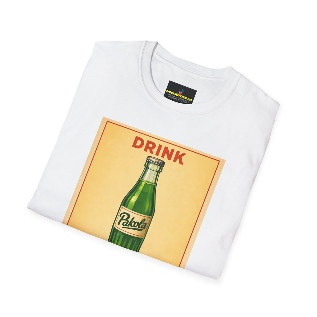 Pakola Vintage Poster T-Shirt — Retro Pakistani Soda Design