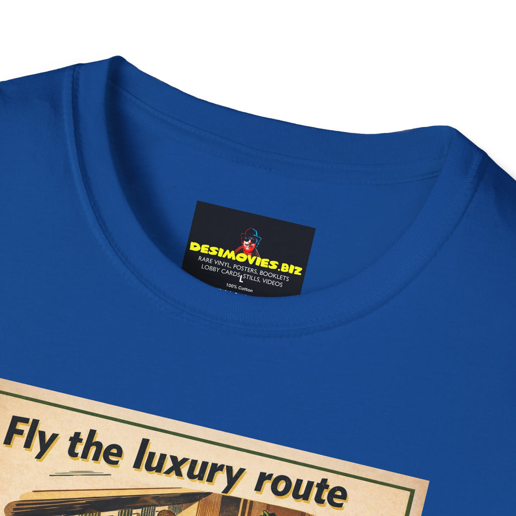 Vintage PIA Airlines Poster T-Shirt — Retro Travel Graphic Tee