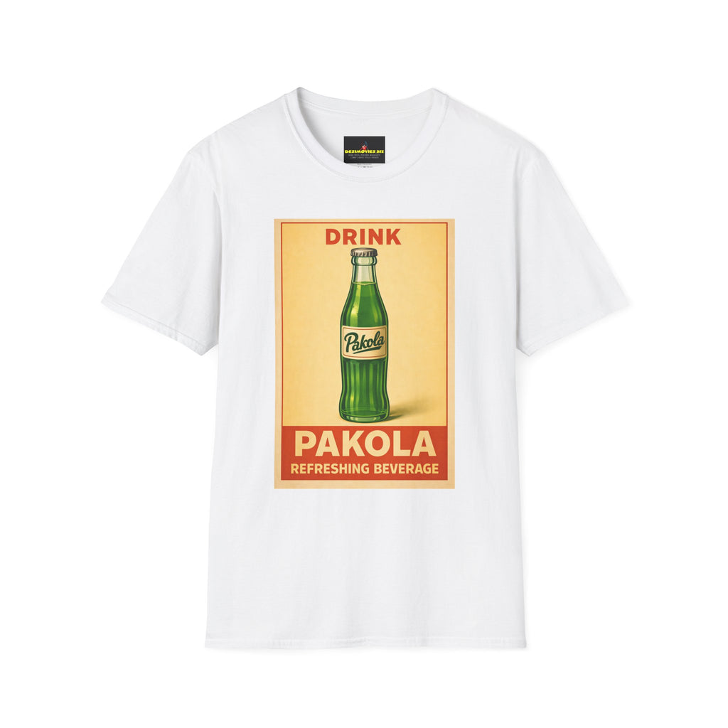Pakola Vintage Poster T-Shirt — Retro Pakistani Soda Design
