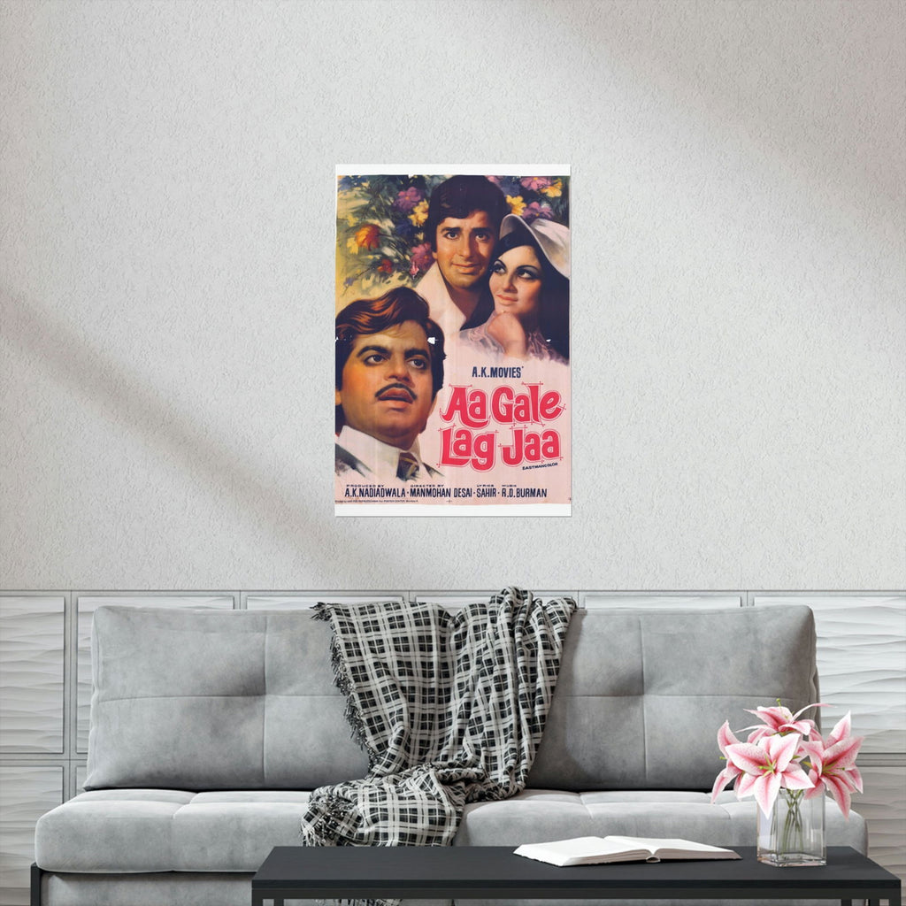 Aa Galey Lag Ja Bollywood Premium Matte Vertical Posters - www.desimovies.biz