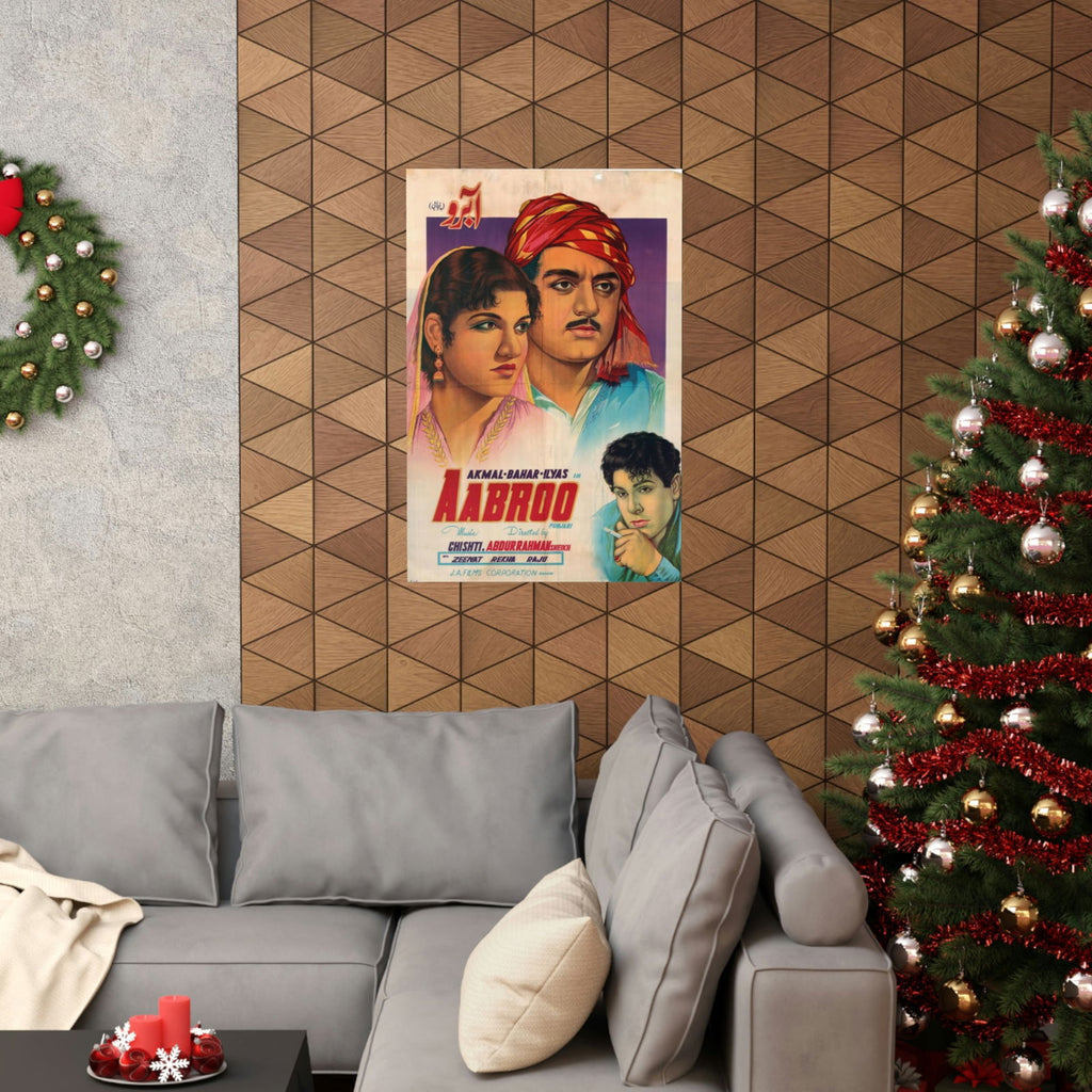 Aabroo - Premium Matte Vertical Poster - www.desimovies.biz