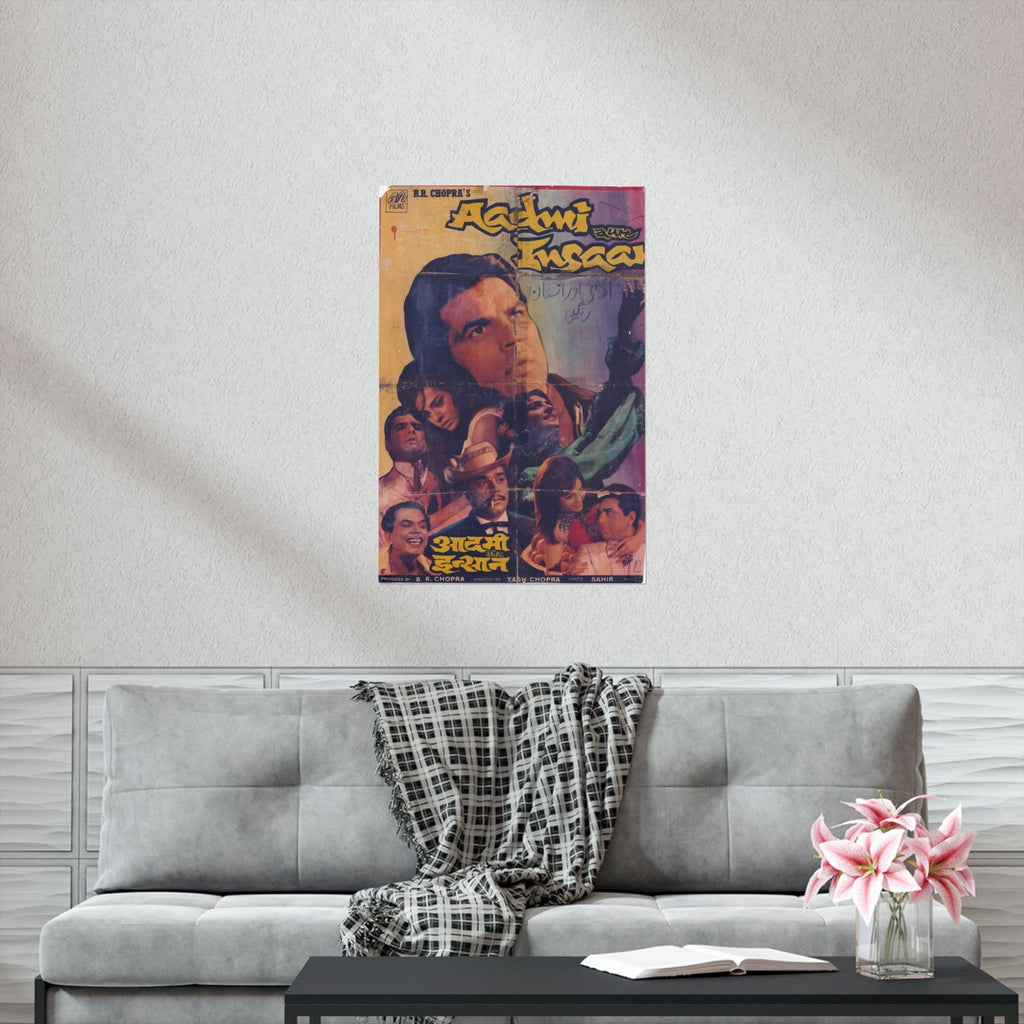 Aadmi Aur Insan (1969) Bollywood Premium Matte Vertical Posters - www.desimovies.biz