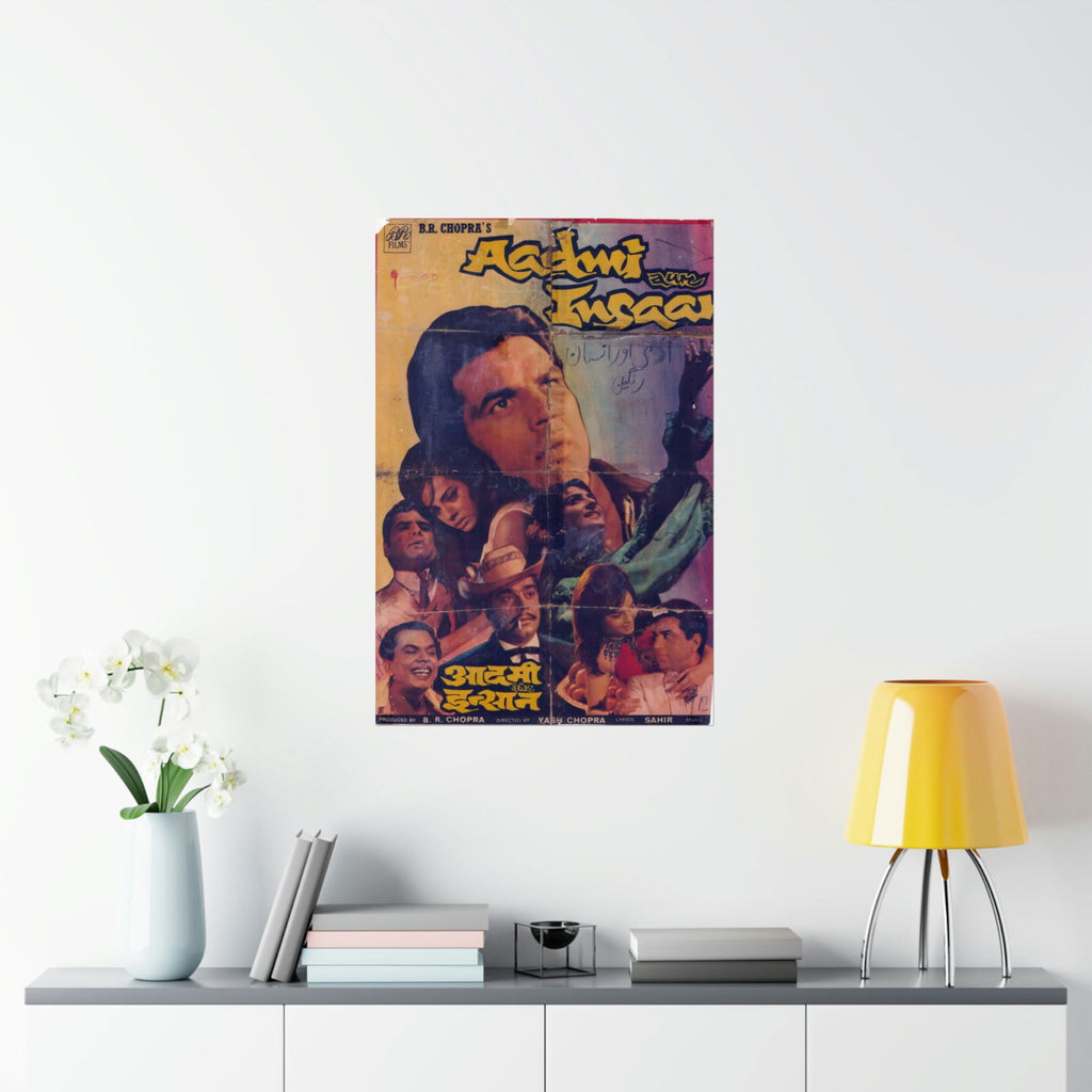 Aadmi Aur Insan (1969) Bollywood Premium Matte Vertical Posters - www.desimovies.biz