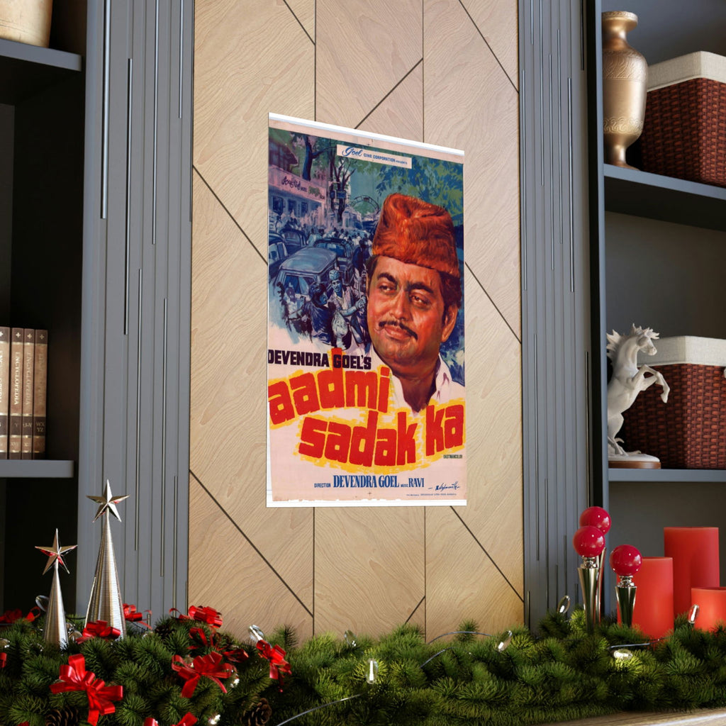 Aadmi Sarak Ka - Premium Matte Vertical Posters - www.desimovies.biz