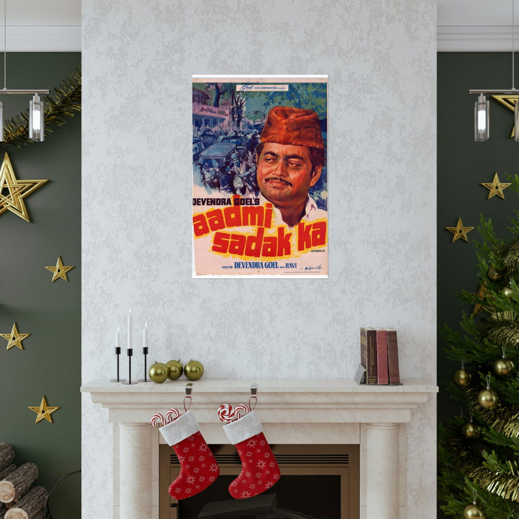 Aadmi Sarak Ka - Premium Matte Vertical Posters - www.desimovies.biz