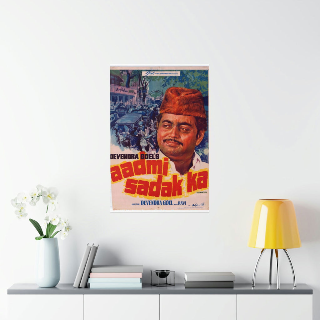Aadmi Sarak Ka - Premium Matte Vertical Posters - www.desimovies.biz