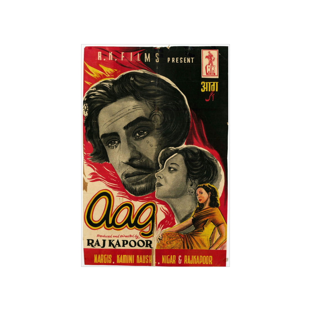 Aag (1948) Premium Matte Vertical Posters - www.desimovies.biz