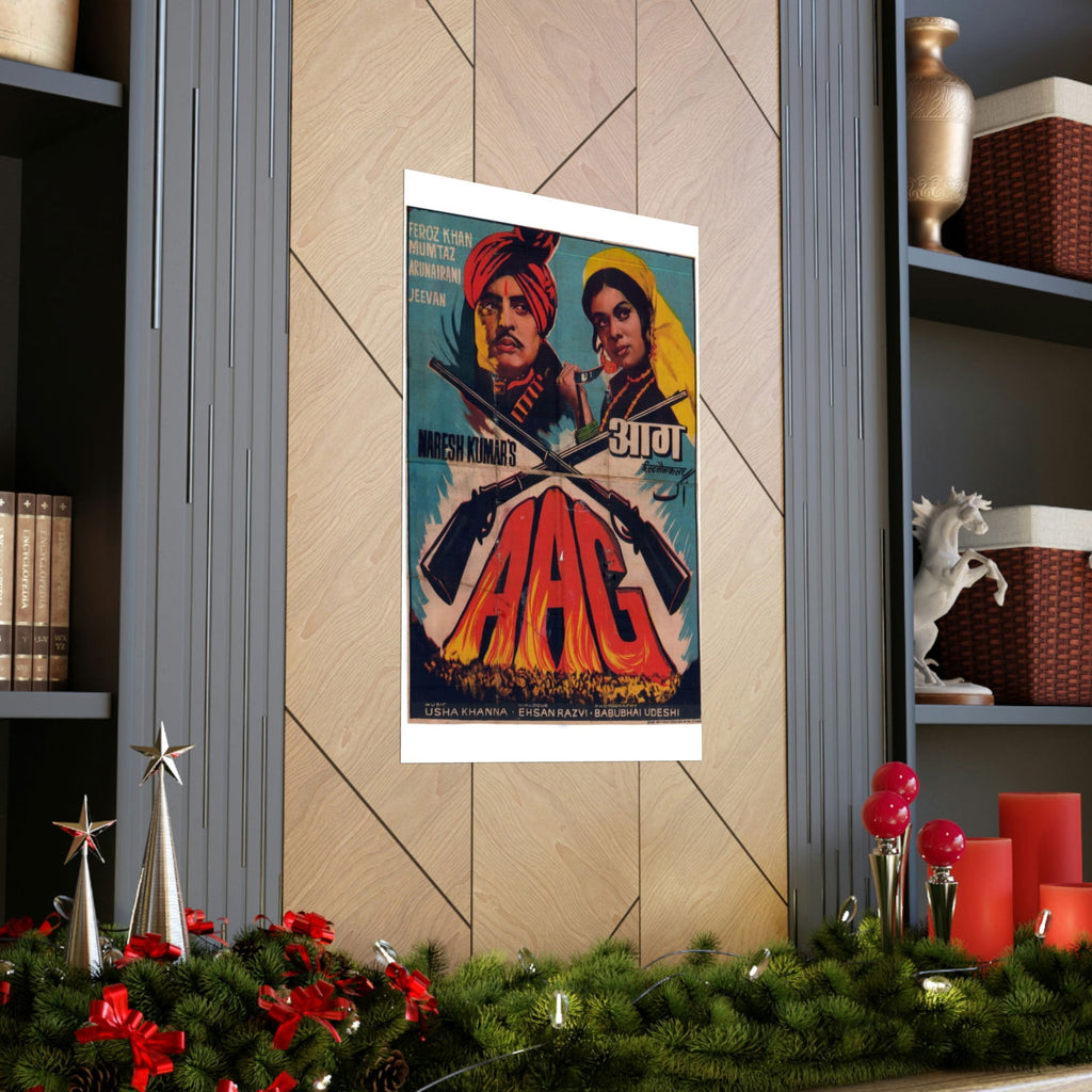Aag (1967) Premium Matte Vertical Posters - www.desimovies.biz