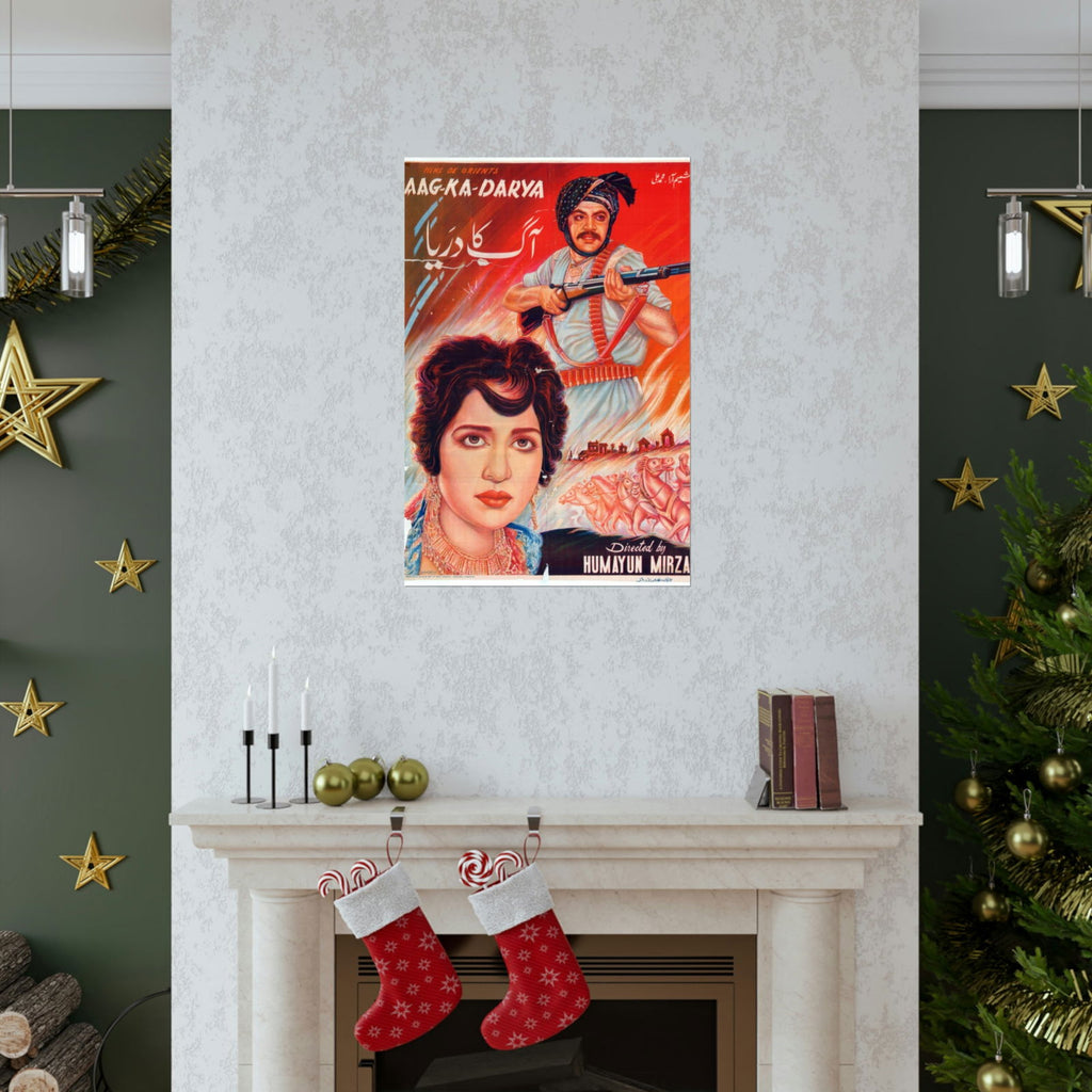 Aag Ka Darya (1966) Poster - Premium Matte Vertical Posters - www.desimovies.biz