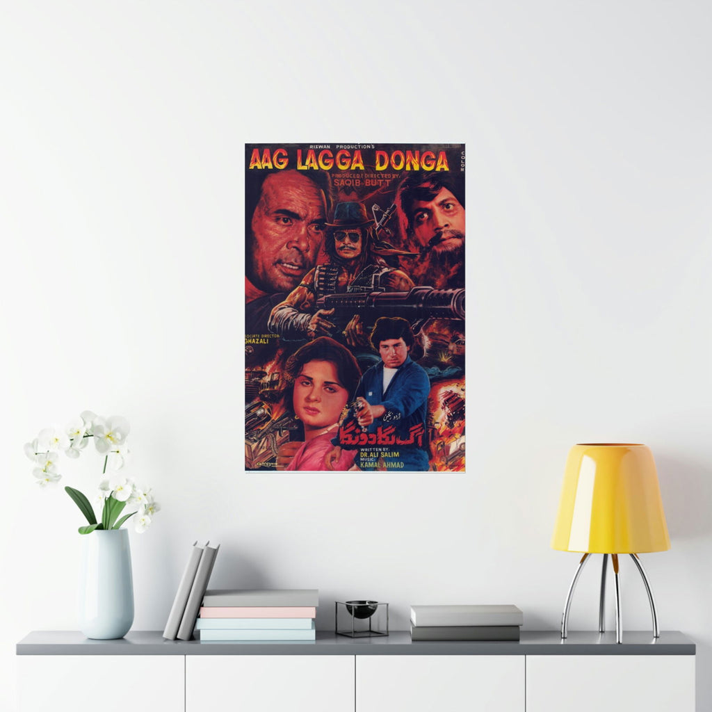 Aag Laga Doonga - Premium Matte Vertical Posters - www.desimovies.biz