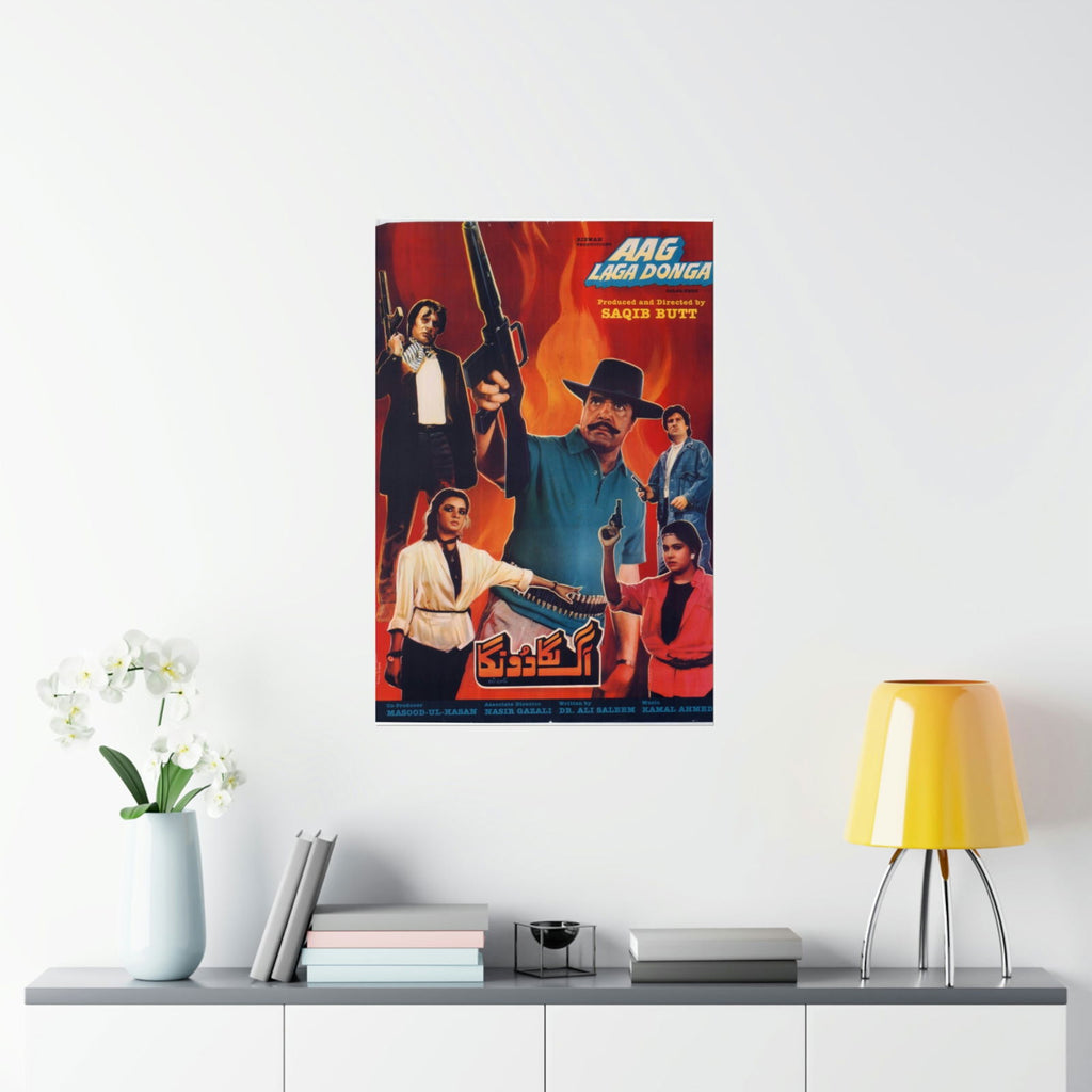 Aag Laga Doonga - Premium Matte Vertical Posters - www.desimovies.biz