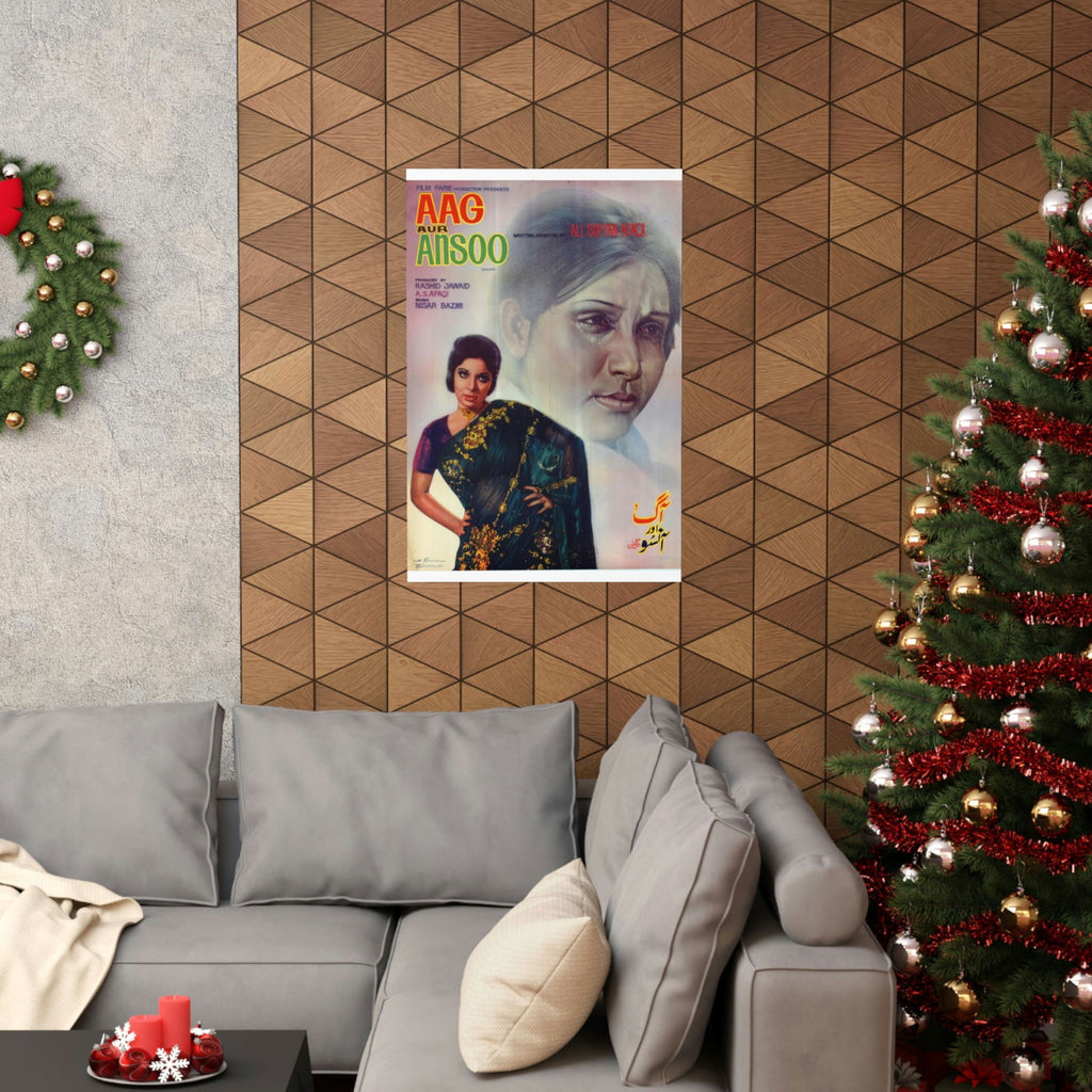 Aag aur Ansoo Lollywood Premium Matte Vertical Posters - www.desimovies.biz