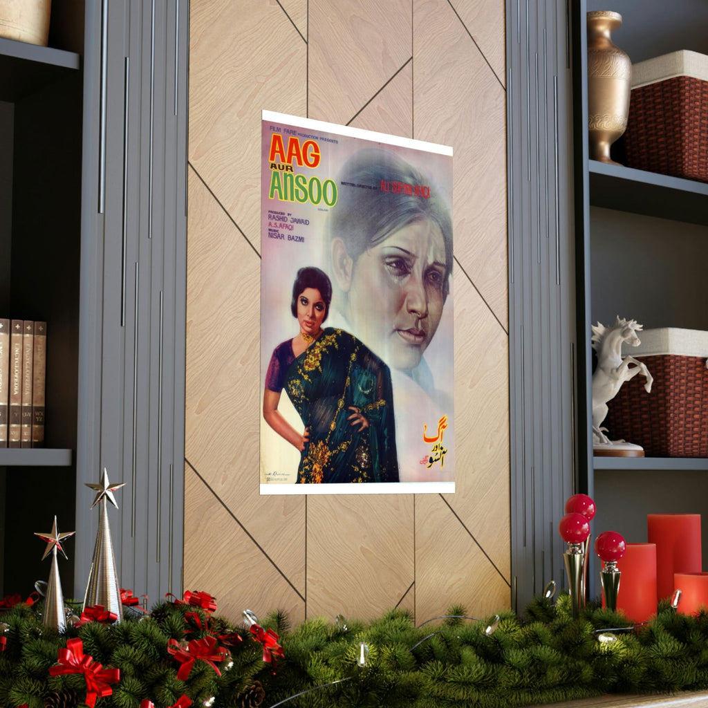 Aag aur Ansoo Lollywood Premium Matte Vertical Posters - www.desimovies.biz