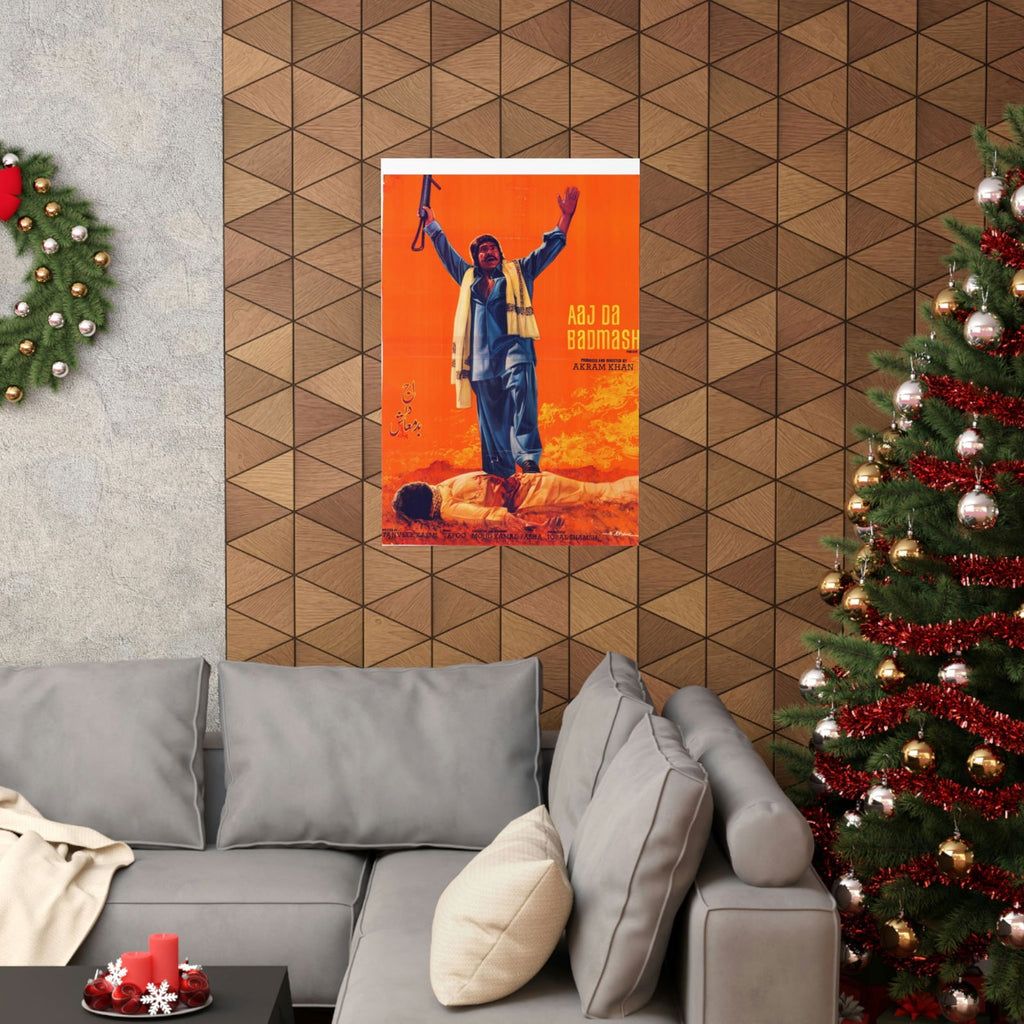 Aaj Da Badmash (1976) Premium Matte Vertical Posters - www.desimovies.biz