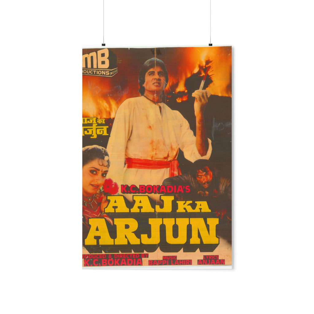 Aaj Ka Arjun (1990) Premium Matte Vertical Posters - www.desimovies.biz