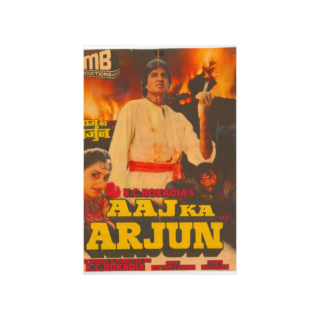 Aaj Ka Arjun (1990) Premium Matte Vertical Posters - www.desimovies.biz