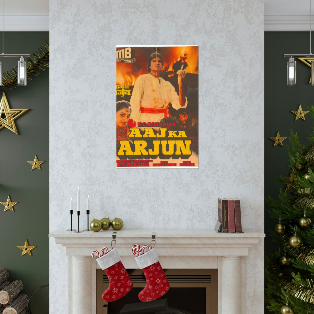 Aaj Ka Arjun (1990) Premium Matte Vertical Posters - www.desimovies.biz