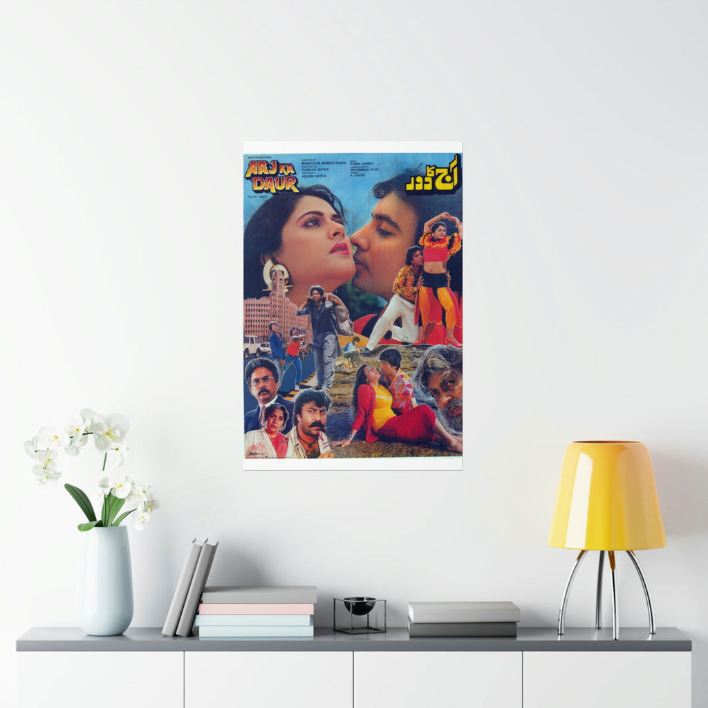 Aaj Ka Daur - Premium Matte Vertical Posters - www.desimovies.biz