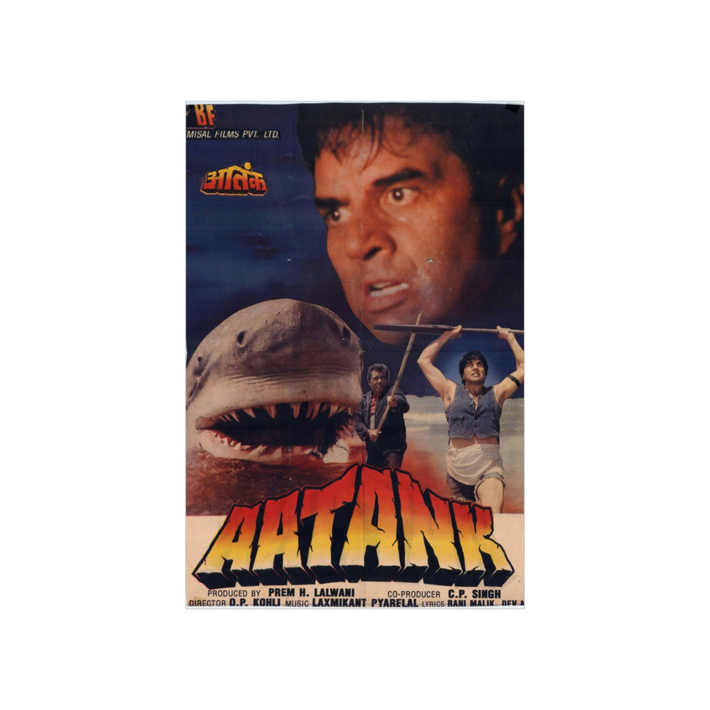 Aatank - Indian Jaws - Premium Matte Vertical Posters - www.desimovies.biz