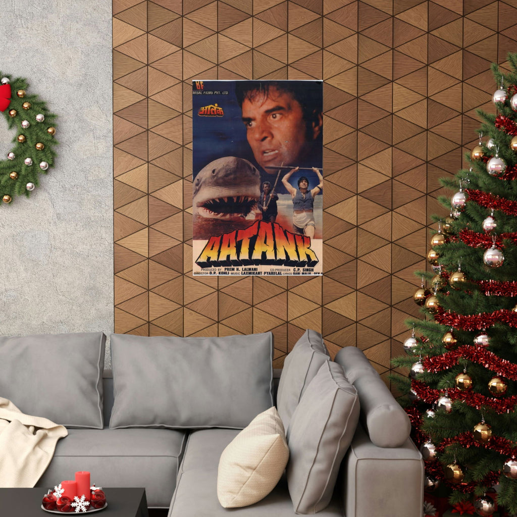 Aatank - Indian Jaws - Premium Matte Vertical Posters - www.desimovies.biz