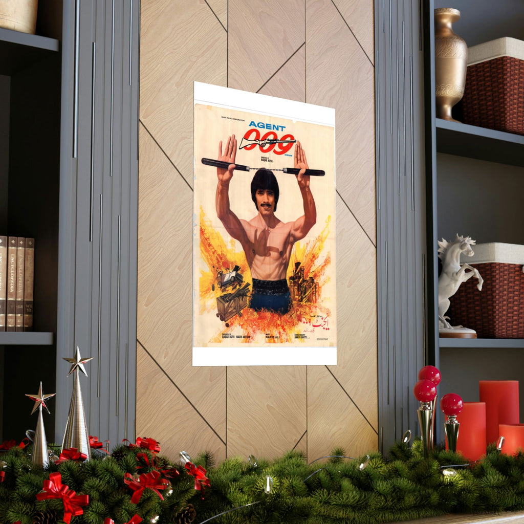 Agent 009 Pakistani Film (1982) Premium Matte Vertical Posters - www.desimovies.biz