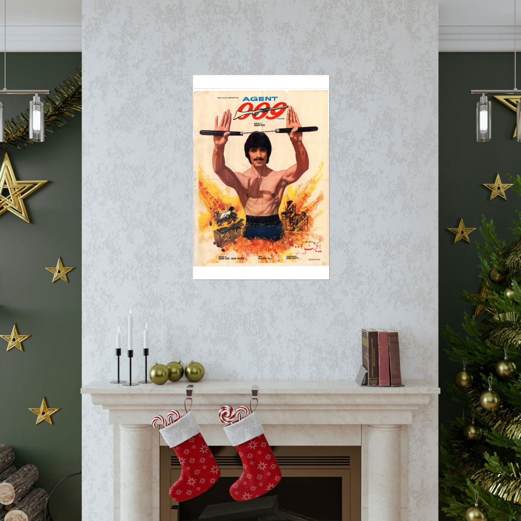 Agent 009 Pakistani Film (1982) Premium Matte Vertical Posters - www.desimovies.biz