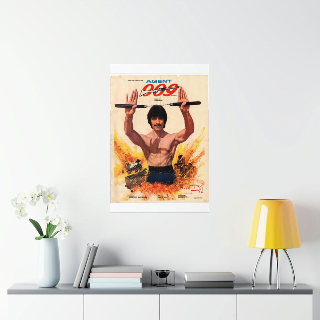 Agent 009 Pakistani Film (1982) Premium Matte Vertical Posters - www.desimovies.biz