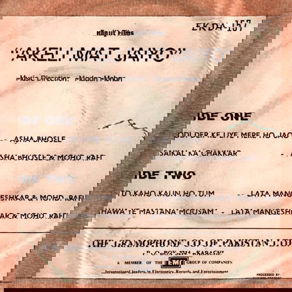 Akeli Mat Jaiyo (1963) - www.desimovies.biz